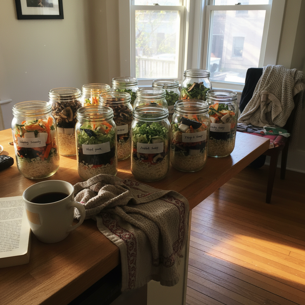 11. DIY Instant Soup Jars