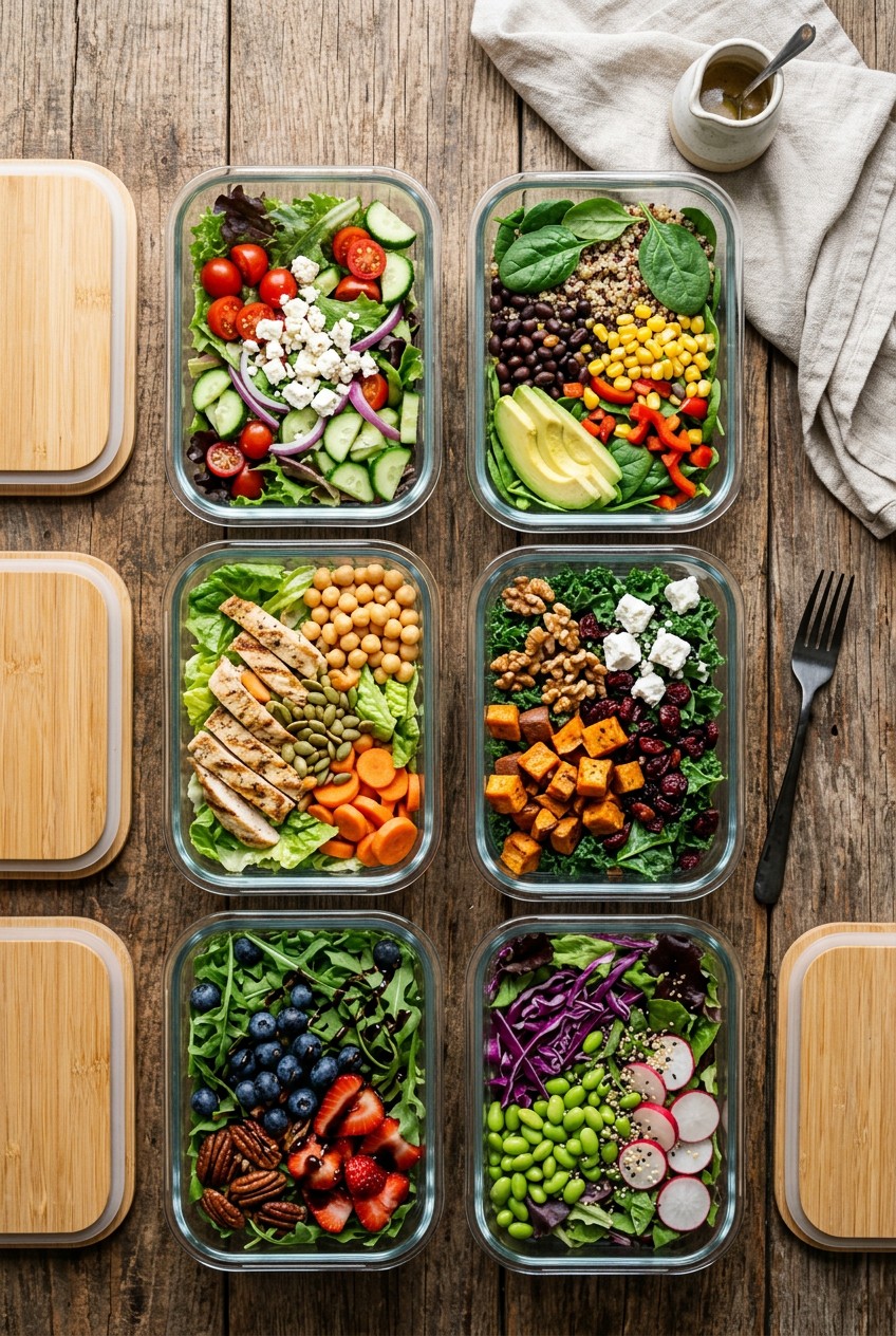 salad meal prep - 10 Salad Meal Prep for Every Budget