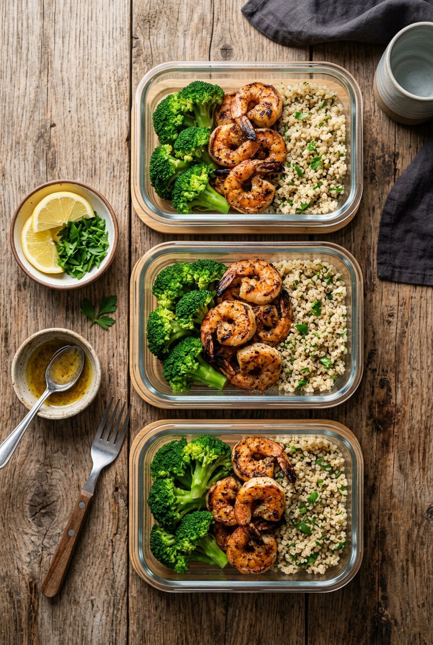 shrimp meal prep - 12 Shrimp Meal Prep You Need to See