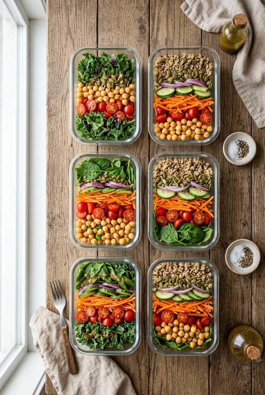 meal prep salads - 10 Meal Prep Salads That Actually Work